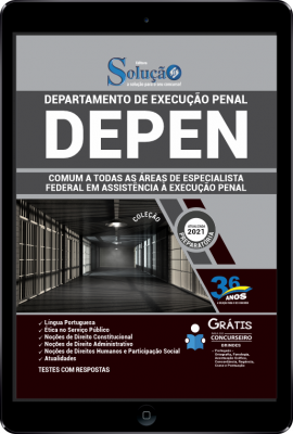 Apostila DEPEN em PDF - Comum a Todas as Áreas de Especialista Federal em Assistência à Execução Penal - Imagem 1