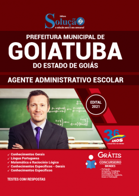 Apostila Prefeitura de Goiatuba - GO - Agente Administrativo Escolar - Imagem 2