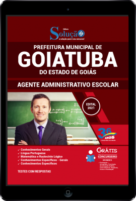 Apostila Prefeitura de Goiatuba - GO em PDF - Agente Administrativo Escolar - Imagem 1