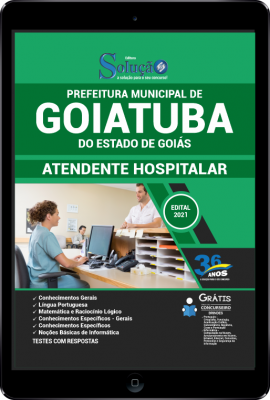 Apostila Prefeitura de Goiatuba - GO em PDF - Atendente Hospitalar - Imagem 1