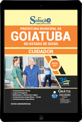 Apostila Prefeitura de Goiatuba - GO em PDF - Cuidador - Imagem 1