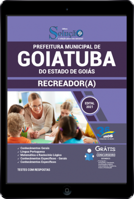 Apostila Prefeitura de Goiatuba - GO em PDF - Recreador(a) - Imagem 1