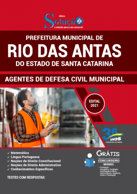 Apostila Prefeitura de Rio das Antas  SC  Agentes de Defesa Civil