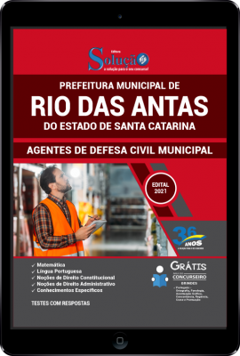 Apostila Prefeitura de Rio das Antas - SC em PDF - Agentes de Defesa Civil Municipal - Imagem 1