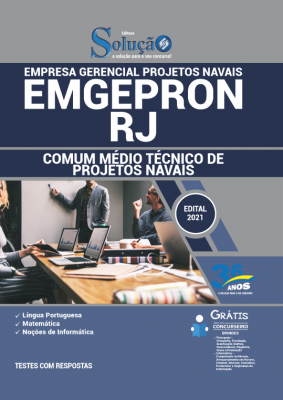 Apostila EMGEPRON-RJ - Comum Médio/Técnico de Projetos Navais - Imagem 2