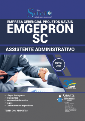 Apostila EMGEPRON-SC - Assistente Administrativo - Imagem 2