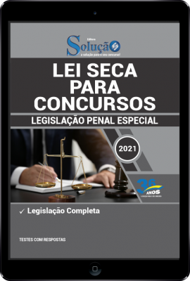 Apostila Lei Seca para Concursos - Legislação Penal Especial em PDF - Imagem 1