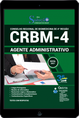 Apostila CRBM 4 em PDF - Agente Administrativo - Imagem 1