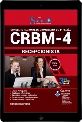 Apostila CRBM 4 em PDF - Recepcionista - Imagem 1