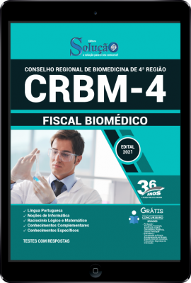 Apostila CRBM 4 em PDF - Fiscal Biomédico - Imagem 1