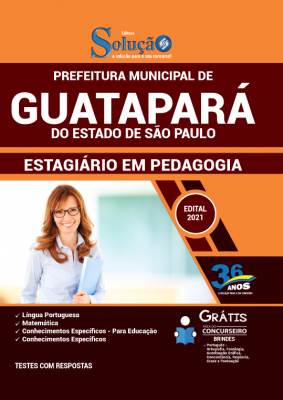 Apostila Prefeitura de Guatapará - SP - Estagiário em Pedagogia - Imagem 2