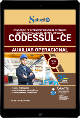 Apostila CODESSUL-CE em PDF - Auxiliar Operacional - Imagem 1