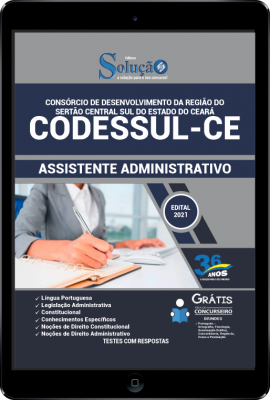 Apostila CODESSUL-CE em PDF - Assistente Administrativo - Imagem 1