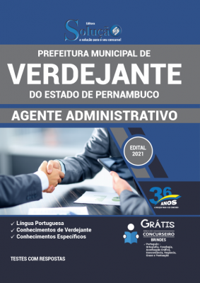 Apostila Prefeitura de Verdejante - PE - Agente Administrativo - Imagem 2