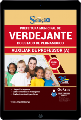 Apostila Prefeitura de Verdejante - PE em PDF - Auxiliar de Professor(a) - Imagem 1