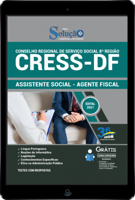 Apostila CRESS-DF em PDF - Assistente Social - Agente Fiscal - Imagem 1