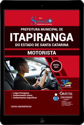 Apostila Prefeitura de Itapiranga - SC em PDF - Motorista - Imagem 1