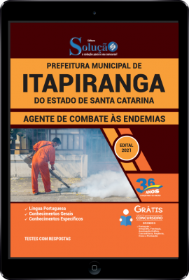 Apostila Prefeitura de Itapiranga - SC em PDF - Agente de Combate às Endemias - Imagem 1