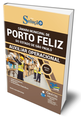 Apostila Câmara de Porto Feliz - SP - Auxiliar Operacional - Imagem 1