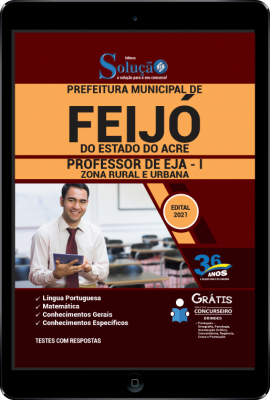 Apostila Prefeitura de Feijó - AC em PDF - Professor de EJA - I (Zona Rural e Urbana) - Imagem 1