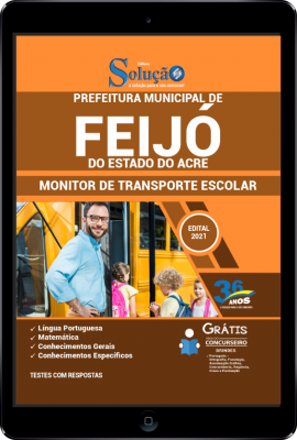 Apostila Prefeitura de Feijó - AC em PDF - Monitor de Transporte Escolar - Imagem 1