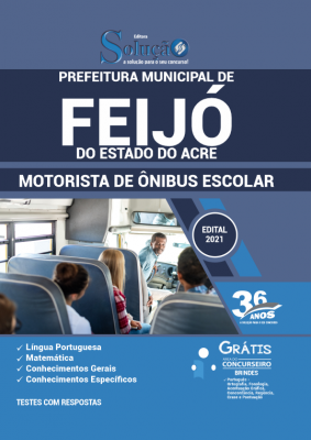 Apostila Prefeitura de Feijó - AC - Motorista de Ônibus Escolar - Imagem 2