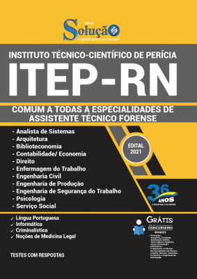 Apostila ITEP-RN - Comum a Todas a Especialidades de Assistente Técnico Forense - Imagem 2