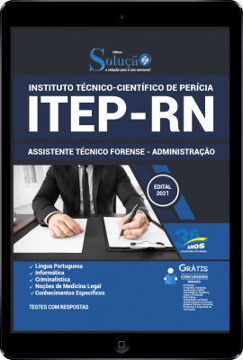 Apostila ITEP-RN em PDF - Assistente Técnico Forense - Administração - Imagem 1