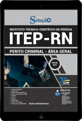 Apostila ITEP-RN em PDF - Perito Criminal - Área Geral - Imagem 1