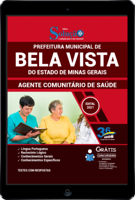 Apostila Prefeitura de Bela Vista - MG em PDF - Agente Comunitário de Saúde - Imagem 1