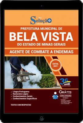 Apostila Prefeitura de Bela Vista - MG em PDF - Agente de Combate a Endemias - Imagem 1