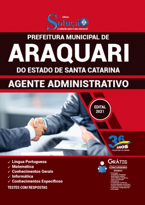 Apostila Prefeitura de Araquari - SC - Agente Administrativo - Imagem 2