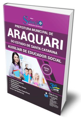 Apostila Prefeitura de Araquari - SC - Auxiliar de Educador Social - Imagem 1