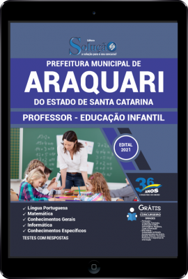 Apostila Prefeitura de Araquari - SC em PDF - Professor - Educação Infantil - Imagem 1