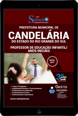 Apostila Prefeitura de Candelária - RS em PDF - Professor de Educação Infantil/Anos Iniciais - Imagem 1