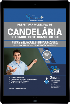 Apostila Prefeitura de Candelária - RS em PDF - Comum aos Cargos de Ensino Superior: Professor Anos Finais - Imagem 1