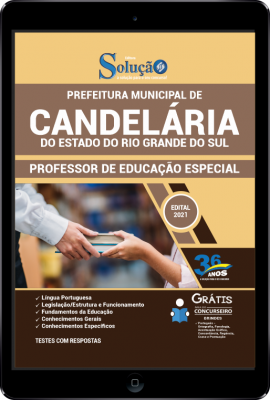 Apostila Prefeitura de Candelária - RS em PDF - Professor de Educação Especial - Imagem 1