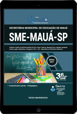 Apostila SME Mauá - SP em PDF - Comum a Todas as Especialidades de PEB II e PEB II – AEE – Especialista em Deficiência Intelectual - Imagem 1