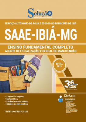 Apostila SAAE Ibiá - MG - Ensino Fundamental Completo - Imagem 2