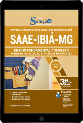 Apostila SAAE Ibiá - MG em PDF - Ensino Fundamental Completo - Imagem 1