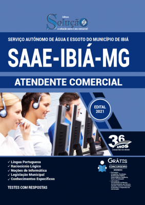 Apostila SAAE Ibiá - MG - Atendente Comercial - Imagem 2