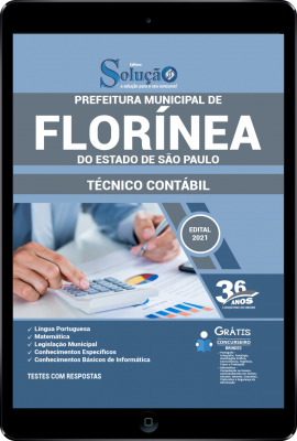 Apostila Prefeitura de Florínea - SP em PDF - Técnico Contábil - Imagem 1