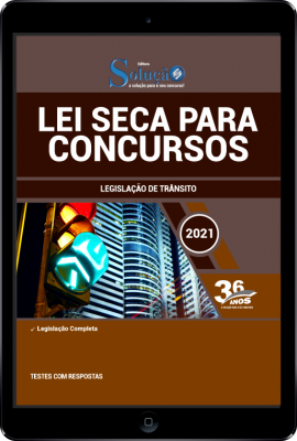 Apostila Lei Seca para Concursos - Legislação de Trânsito em PDF - Imagem 1