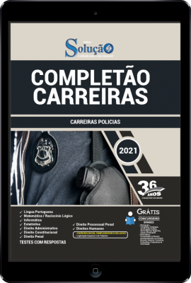 Apostila Completão Carreiras - Carreiras Policiais em PDF - Imagem 1