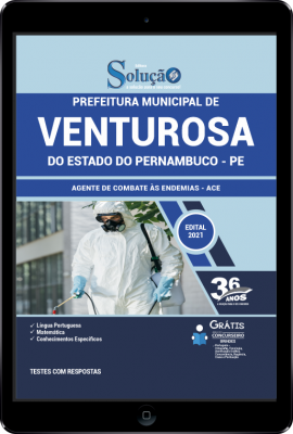 Apostila Prefeitura de Venturosa - PE em PDF - Agente de Combate às Endemias - ACE - Imagem 1