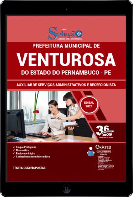 Apostila Prefeitura de Venturosa - PE em PDF - Auxiliar de Serviços Administrativos e Recepcionista - Imagem 1