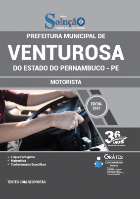 Apostila Prefeitura de Venturosa - PE - Motorista - Imagem 2