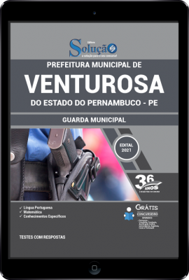 Apostila Prefeitura de Venturosa - PE em PDF - Guarda Municipal - Imagem 1