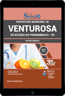 Apostila Prefeitura de Venturosa - PE em PDF - Nutricionista - Imagem 1