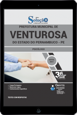 Apostila Prefeitura de Venturosa - PE em PDF - Psicólogo - Imagem 1